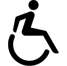 εικονίδιο προσβασιμότητας για άτομα με κινητική αναπηρία
