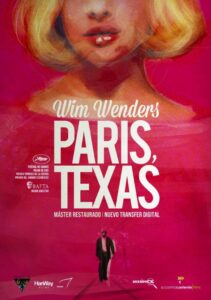 αφίσα από την ταινία Παρίσι Τέξας του Βιμ Βέντερς