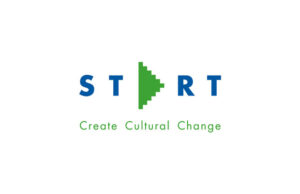 logo της START με το μότο Create Cultural Change.