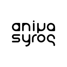 logo του ANIMASYROS με μαύρα μικρά γράμματα